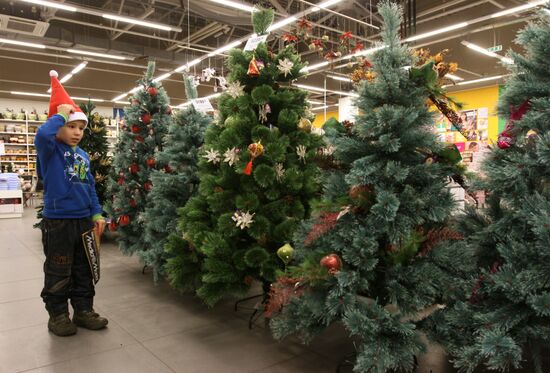 Pre-New Year's sales in Omsk