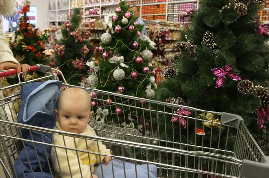 Pre-New Year's sales in Omsk