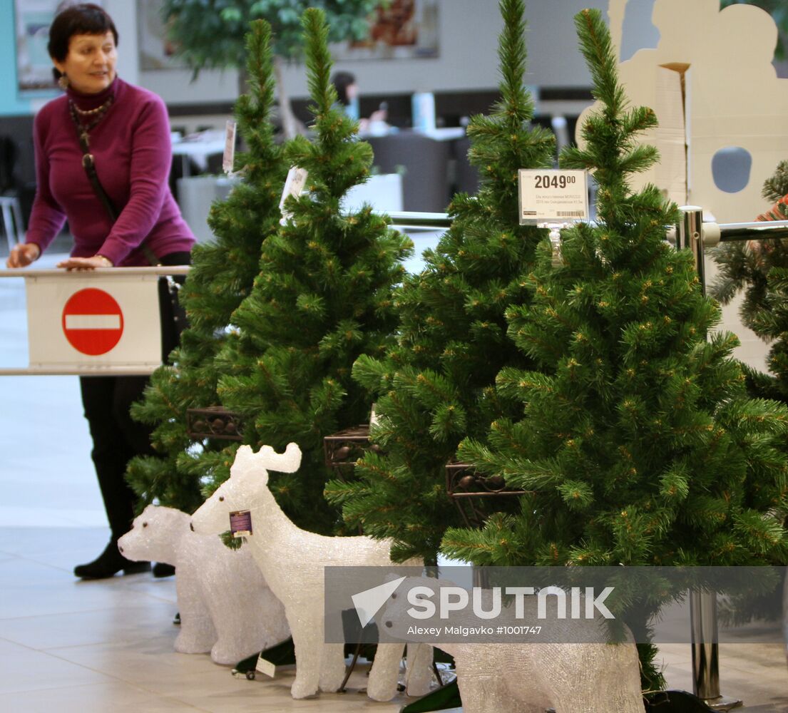 Pre-New Year's sales in Omsk