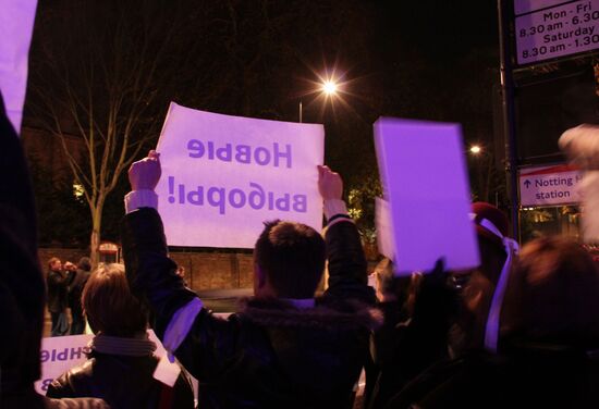 Protest in London