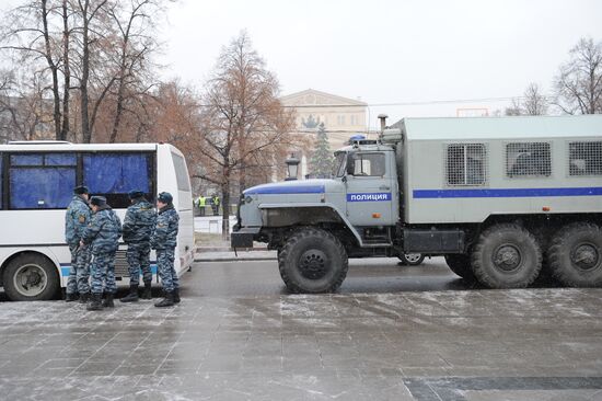 Police strengthen security measures in Moscow