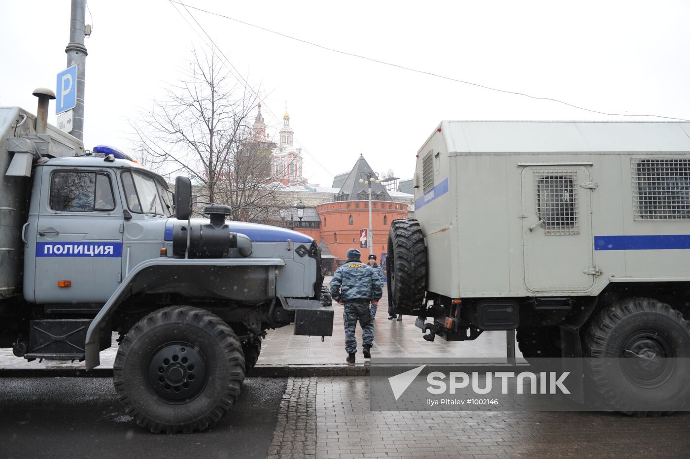 Police strengthen security measures in Moscow