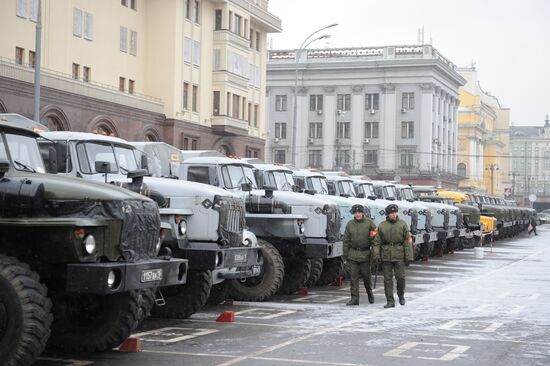 Police strengthen security measures in Moscow