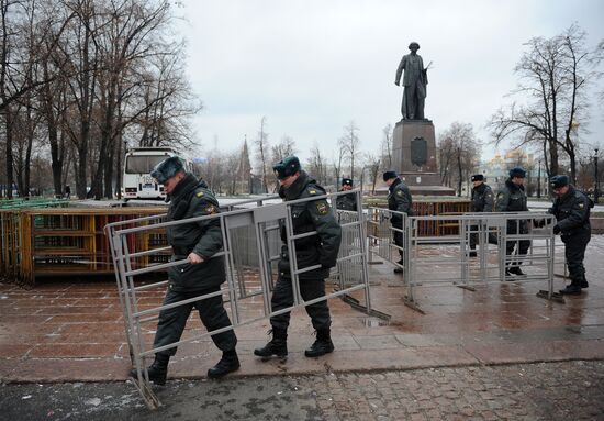 Enhanced security measures in Moscow