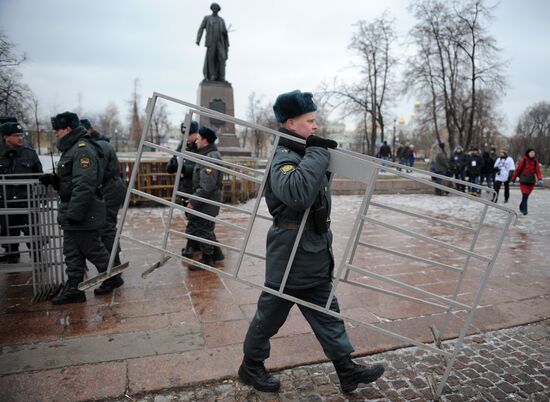 Enhanced security measures in Moscow
