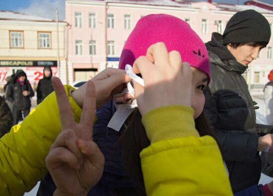 Rally in Ulan-Ude protests election fraud