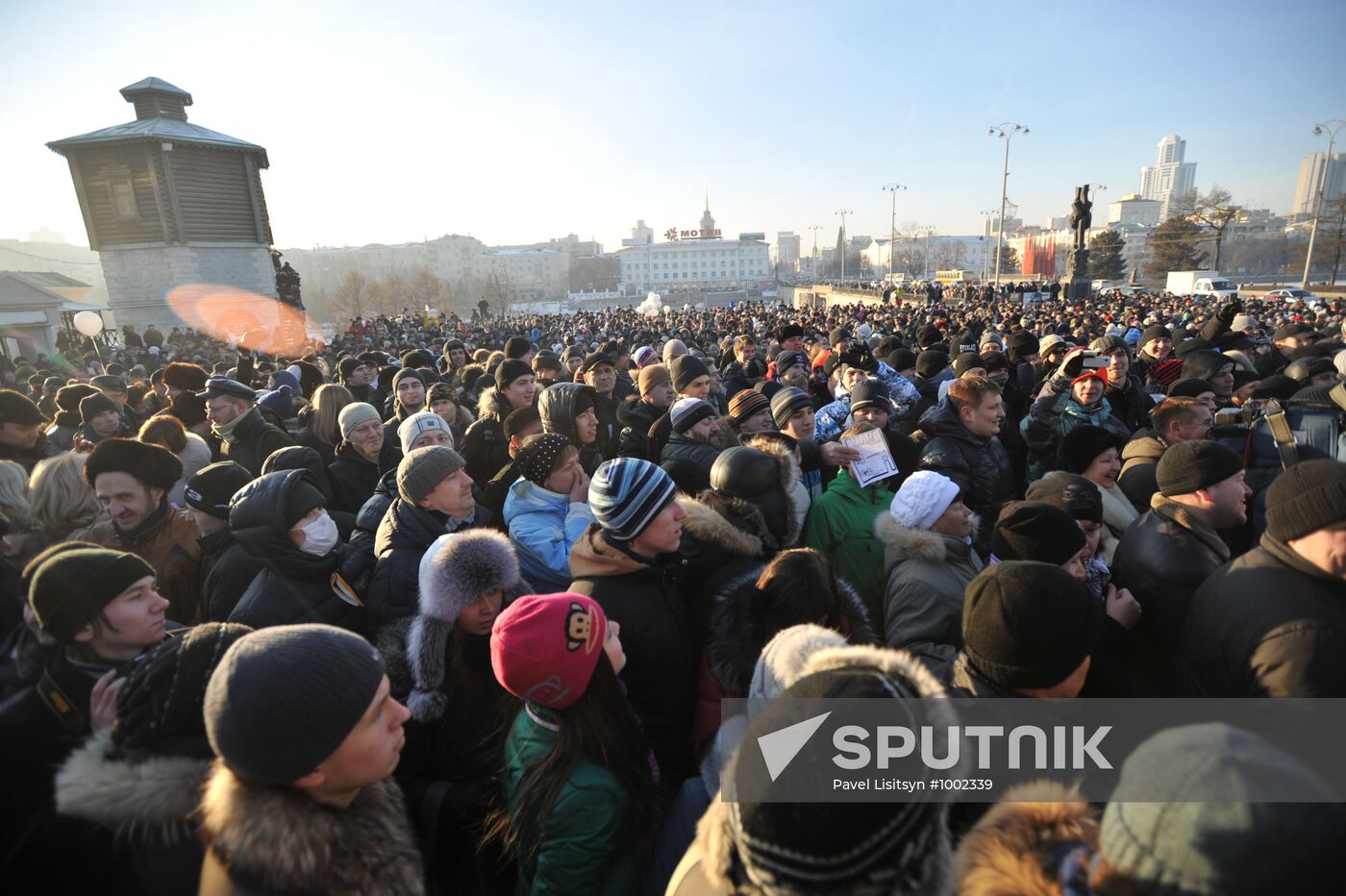 Mass protests in Russia against election fraud