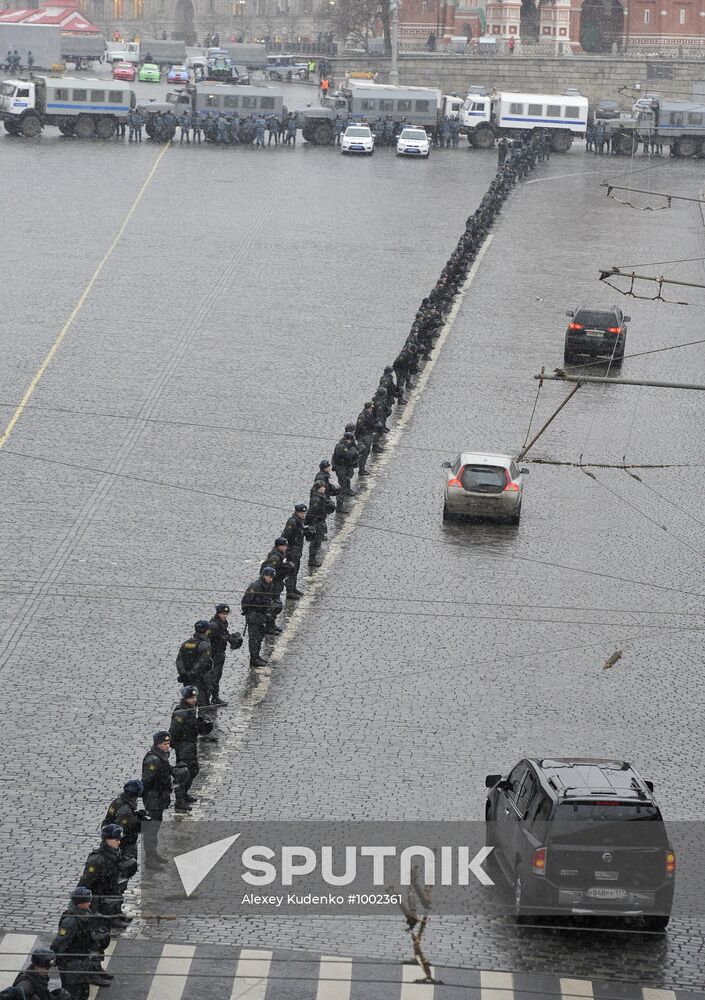 Enhanced security measures in Moscow