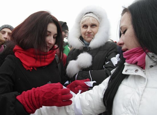 Rally in Krasnoyarsk protests election fraud