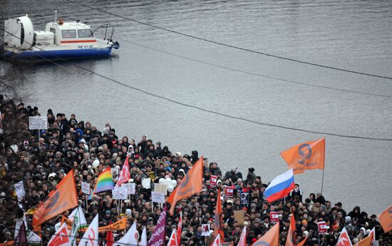 Rally "For Fair Elections" on Bolotnaya Square