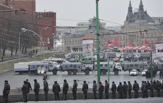 Enhanced security measures in Moscow