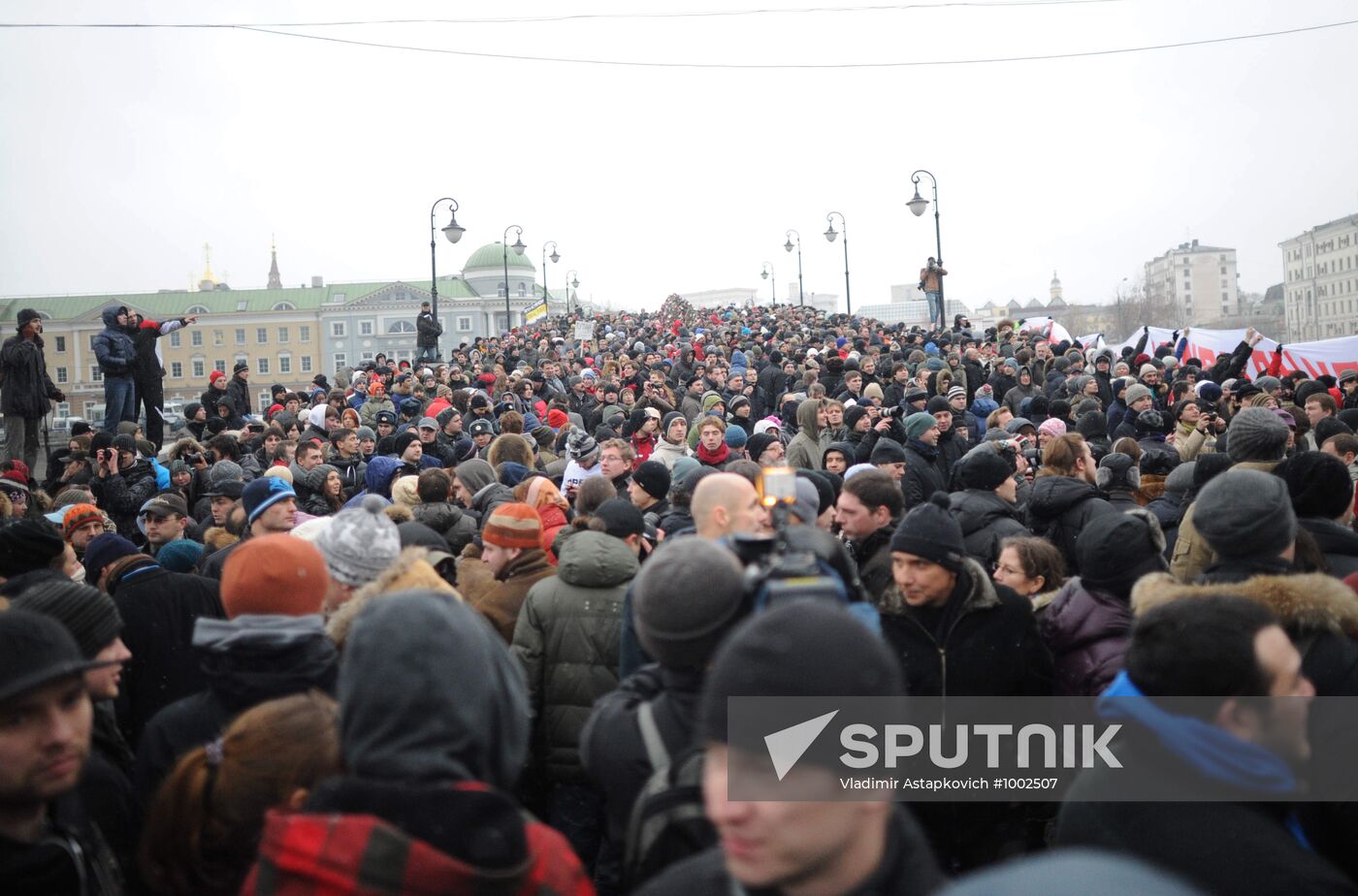 Rally "For Fair Elections" on Bolotnaya Square