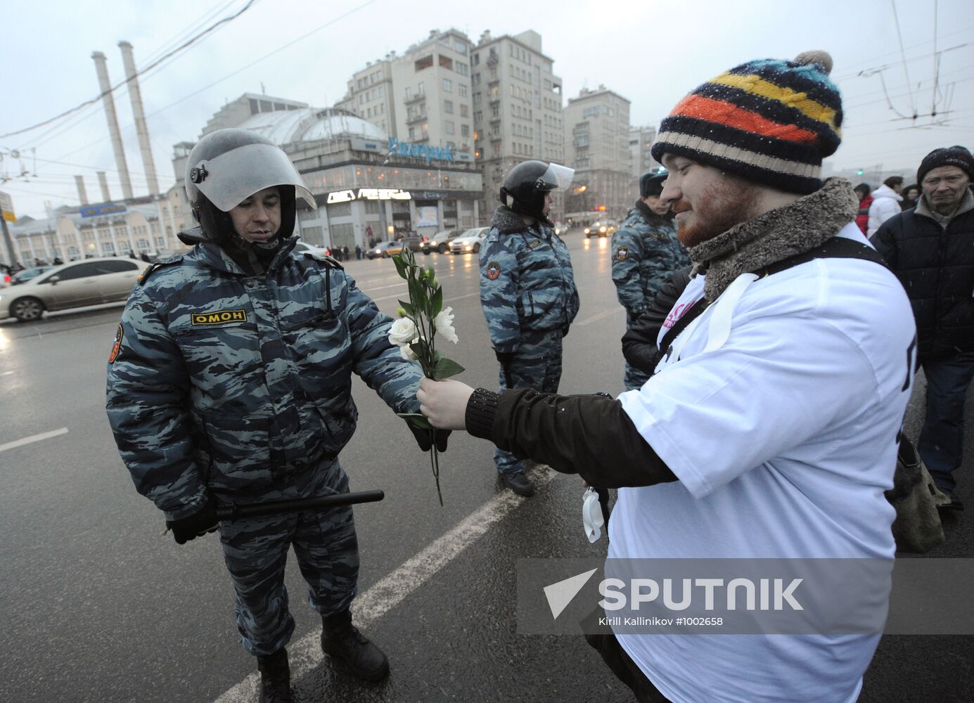 Rally "For Fair Elections" on Bolotnaya Square