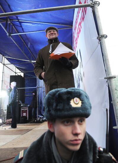 Rally "For Fair Elections" on Bolotny square in Moscow