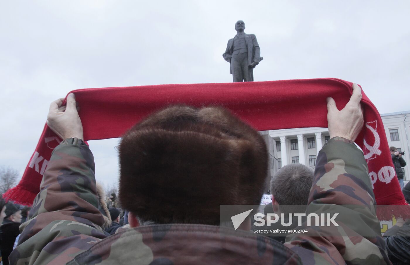 Rally in Pskov protests election fraud