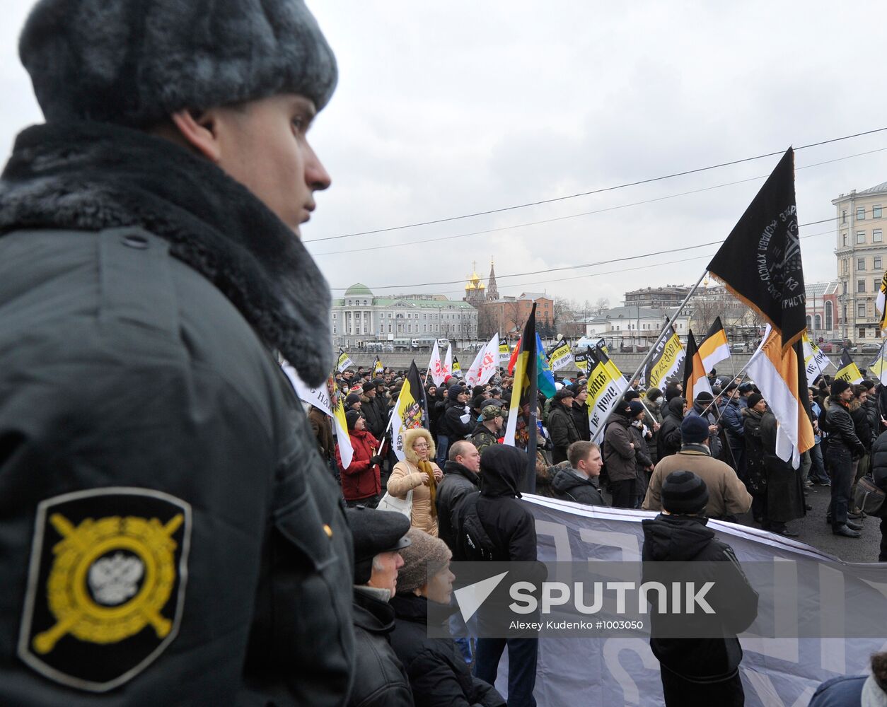Moscow rally protests election fraud