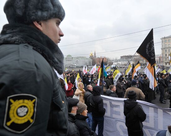 Moscow rally protests election fraud