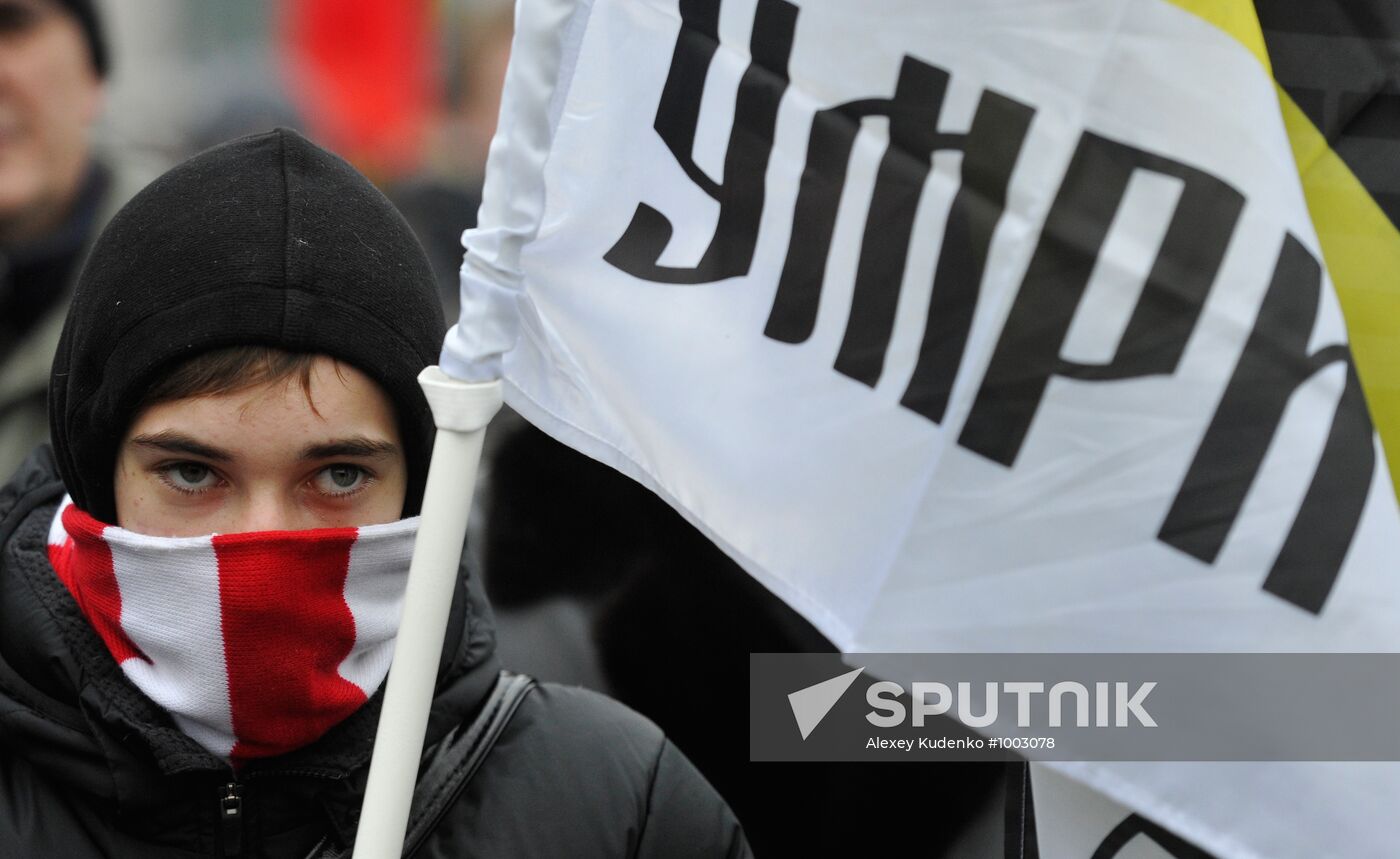 Moscow rally protests election fraud