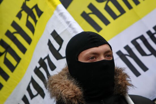 Nationalists stage rally in Moscow to protest election fraud