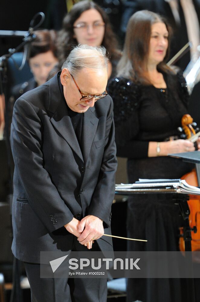 Ennio Morricone performs live in Moscow