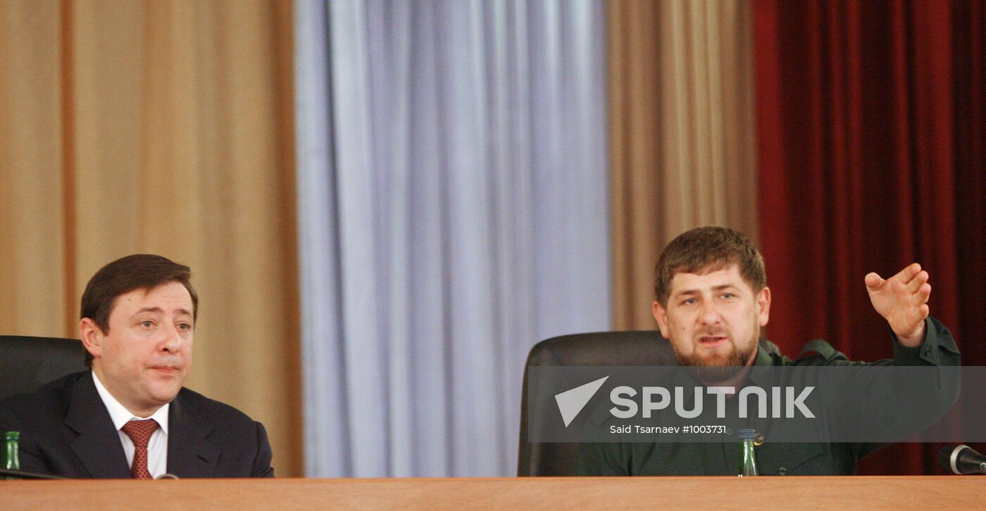 Working visit of Alexander Khloponin to Chechnya