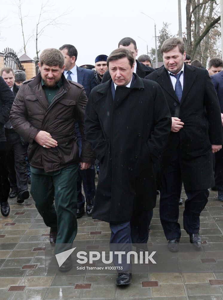 Working visit of Alexander Khloponin to Chechnya