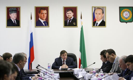 Working visit of Alexander Khloponin to Chechnya