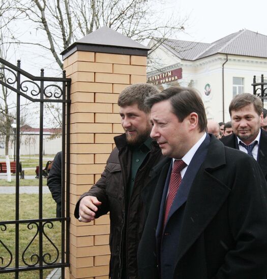 Working visit of Alexander Khloponin to Chechnya