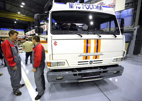 Presentation of vehicles for Russian Emergencies Ministry