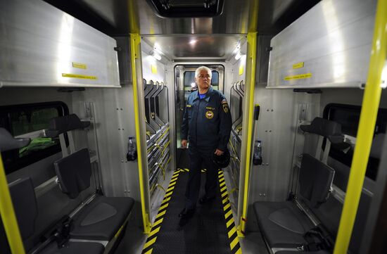 Presentation of vehicles for Russian Emergencies Ministry