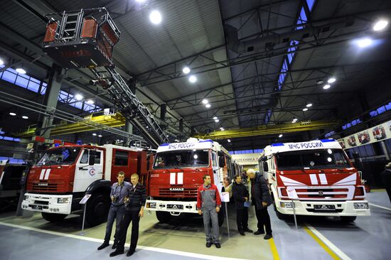 Presentation of vehicles for Russian Emergencies Ministry