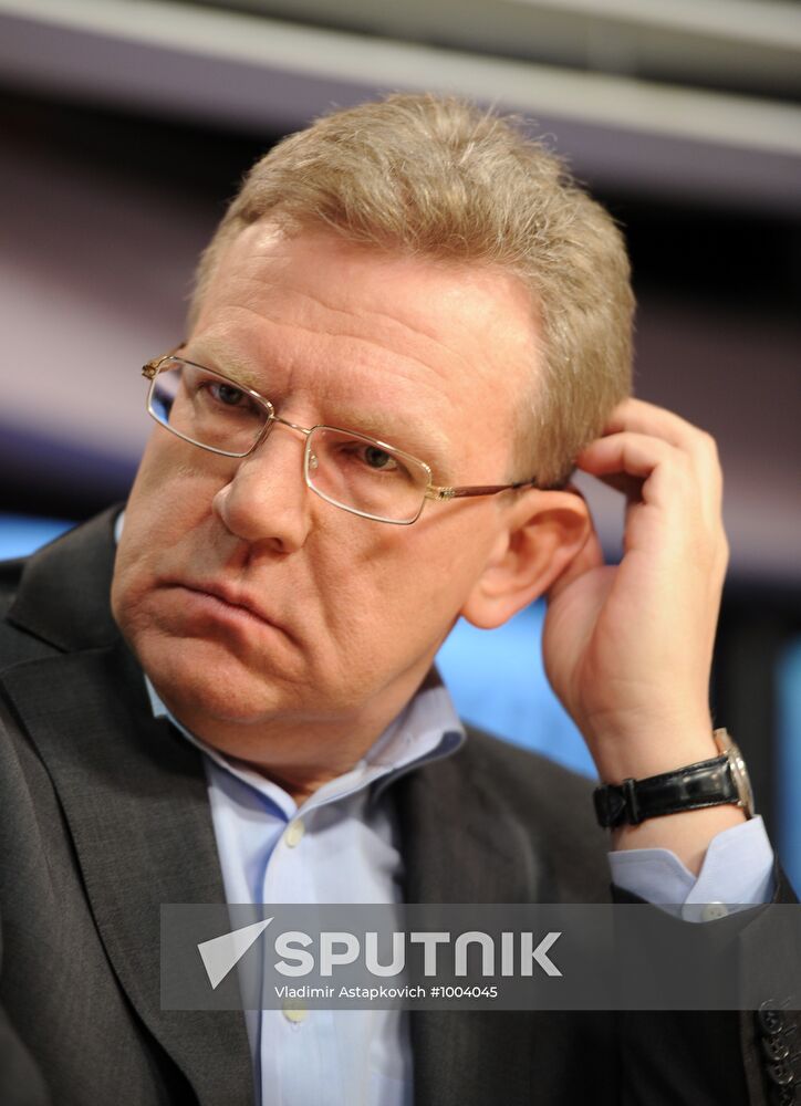 Alexei Kudrin speaks on Echo Moskvy radio station