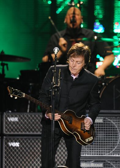 Paul McCartney performs live in Moscow