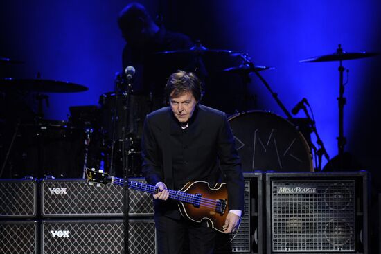 Paul McCartney performs live in Moscow