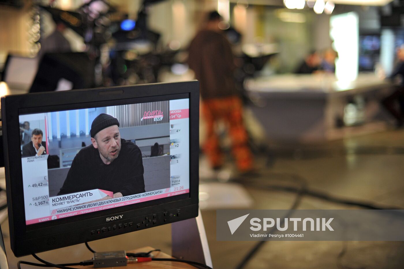 Kommersant-Vlast former chief editor gives TV interview