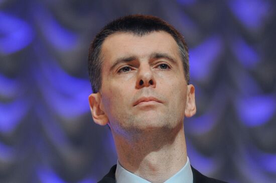 Nomination of Mikhail Prokhorov for Presidency