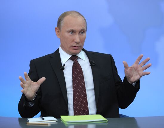 Q&A session 'A Conversation with Vladimir Putin: Continued'