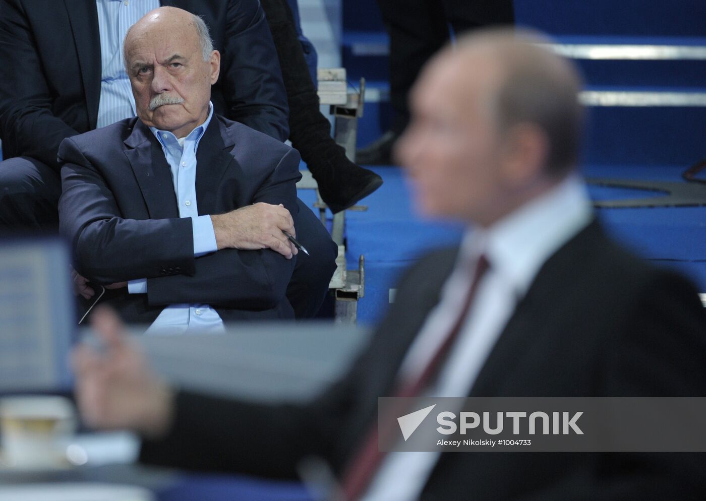 "A Conversation with Vladimir Putin. Continued" live broadcast