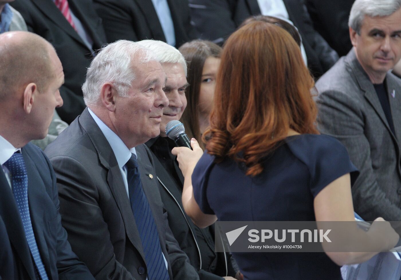 "A Conversation with Vladimir Putin. Continued" live broadcast