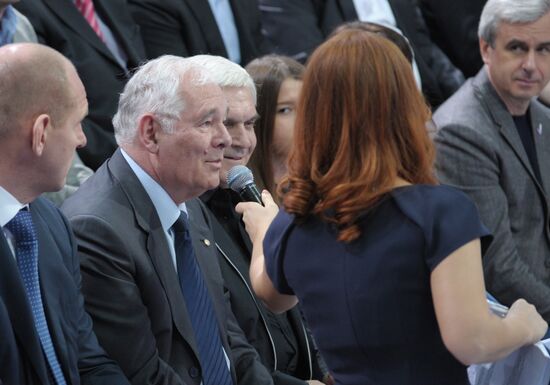 "A Conversation with Vladimir Putin. Continued" live broadcast