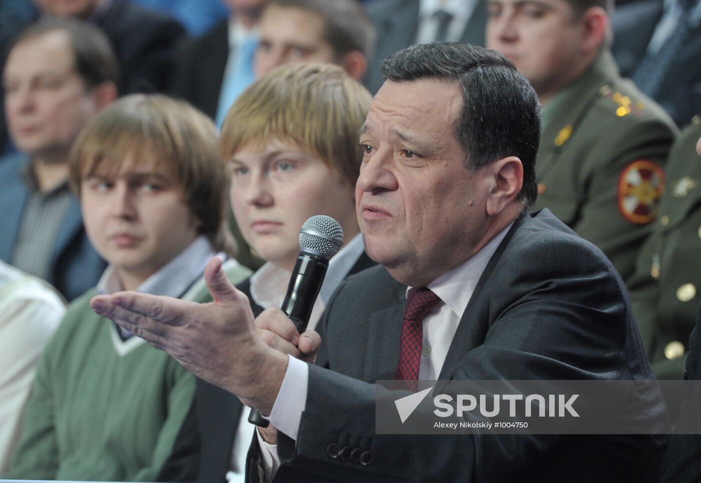 "A Conversation with Vladimir Putin. Continued" live broadcast