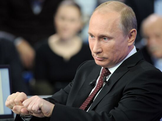 Direct Line with Vladimir Putin. Continued.