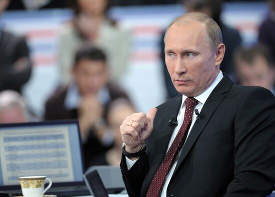 Direct Line with Vladimir Putin. Continued.