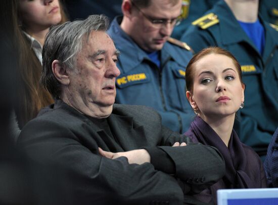 "A Conversation with Vladimir Putin. Continued" live broadcast