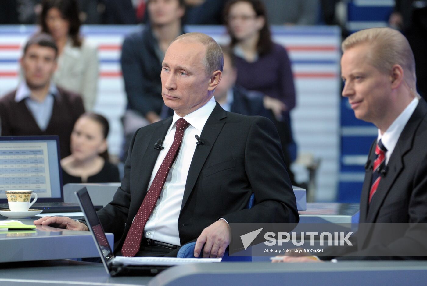 "A Conversation with Vladimir Putin. Continued" live broadcast