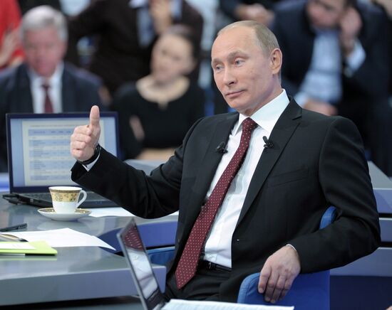 Direct Line with Vladimir Putin. Continued.