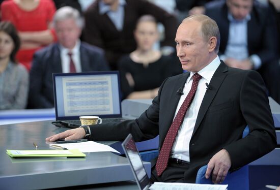 Direct Line with Vladimir Putin. Continued.