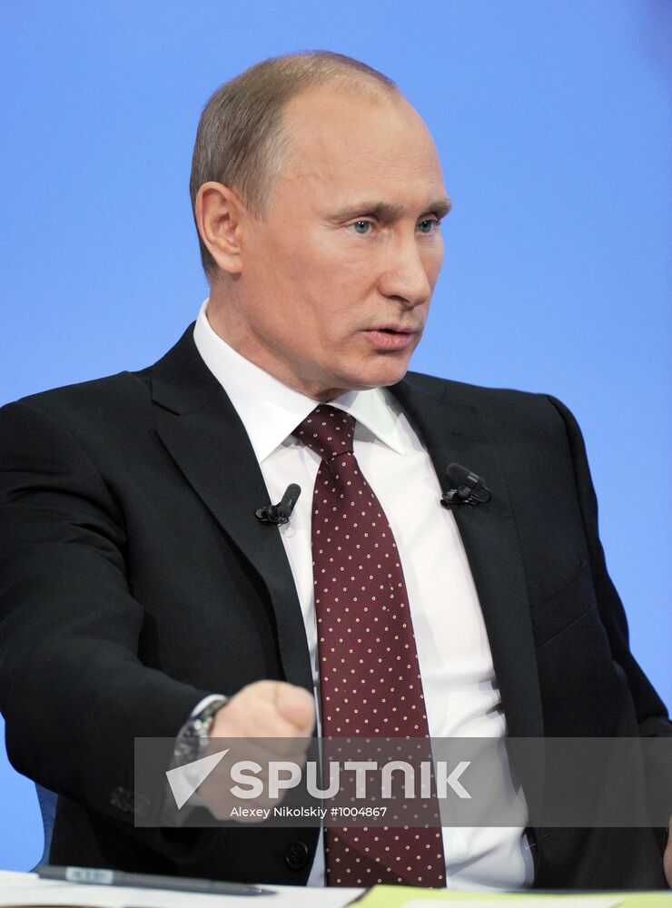 Direct Line with Vladimir Putin. Continued.