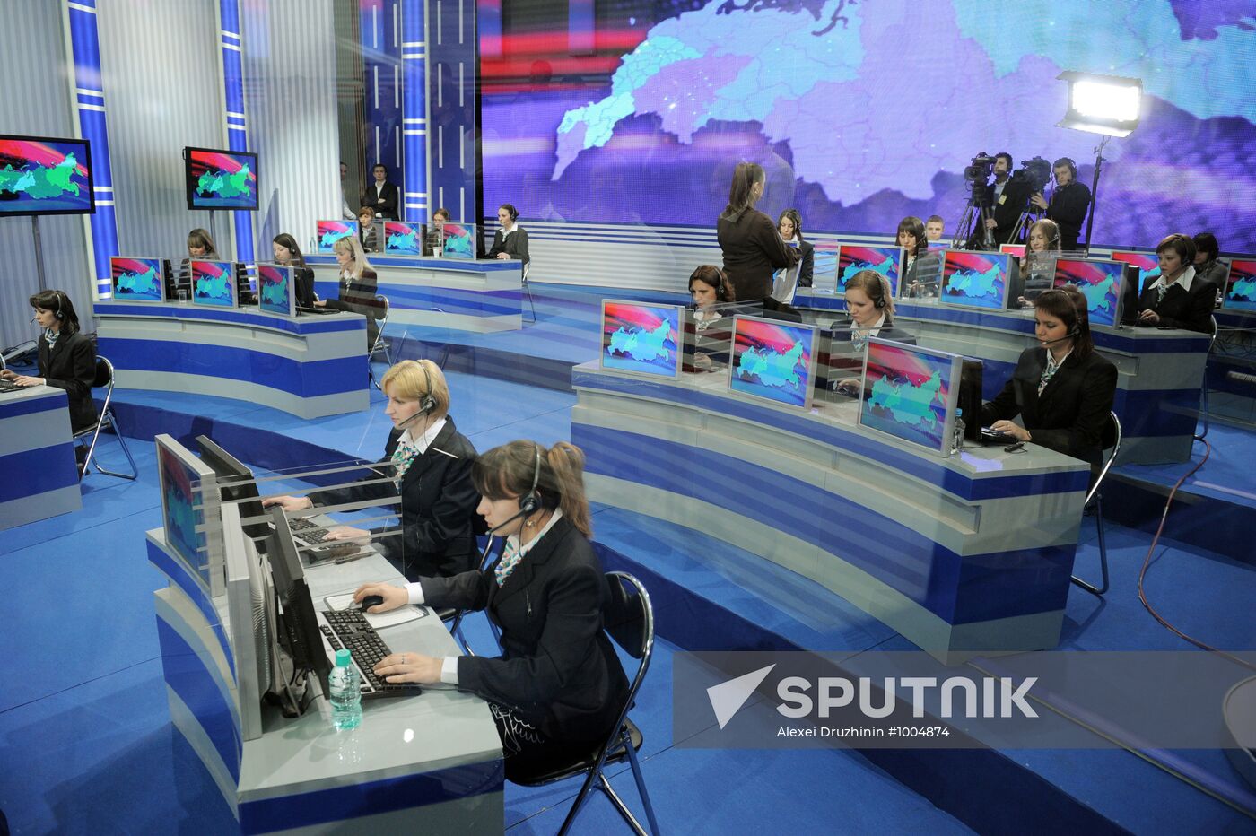 "A Conversation with Vladimir Putin. Continued" live broadcast