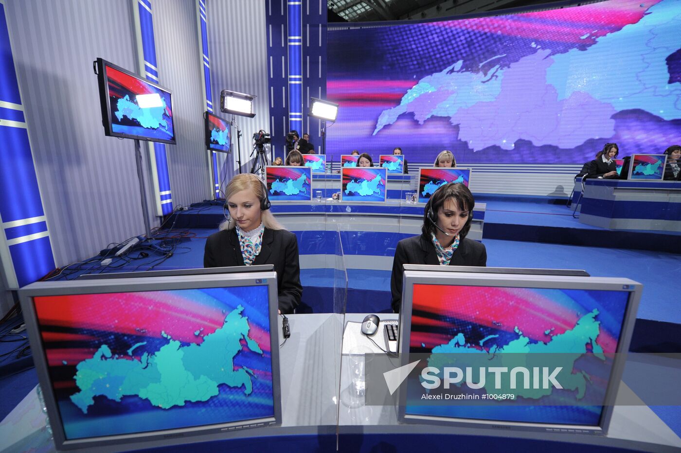 "A Conversation with Vladimir Putin. Continued" live broadcast